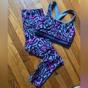 Under Armour Leggings and bra - M